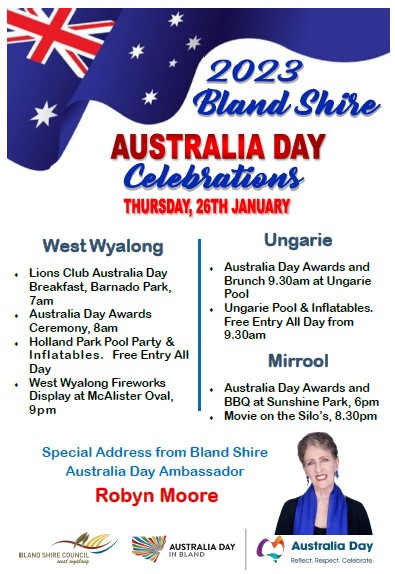 Australia Day in Bland Shire Bland Shire Council